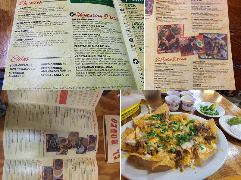 El Rodeo Menu