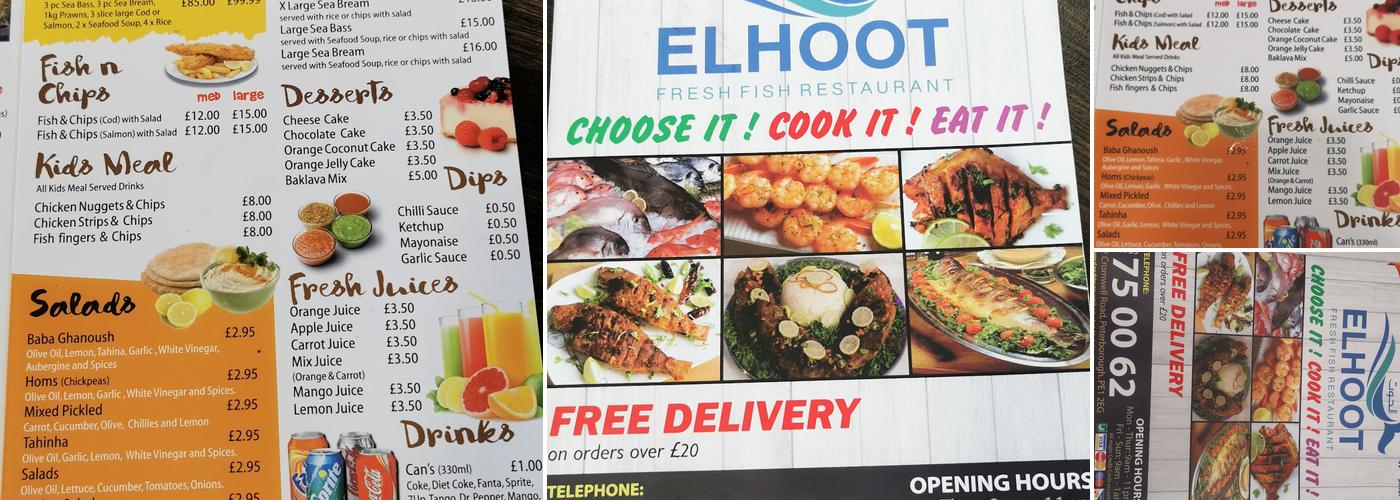 Elhoot Restaurant Menu