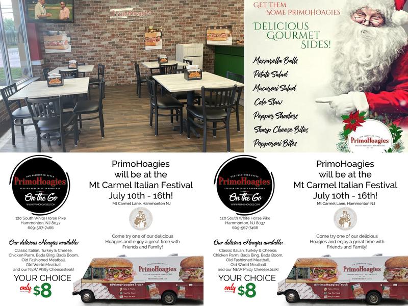 PrimoHoagies Menu