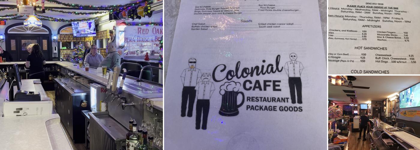 Colonial Cafe Menu