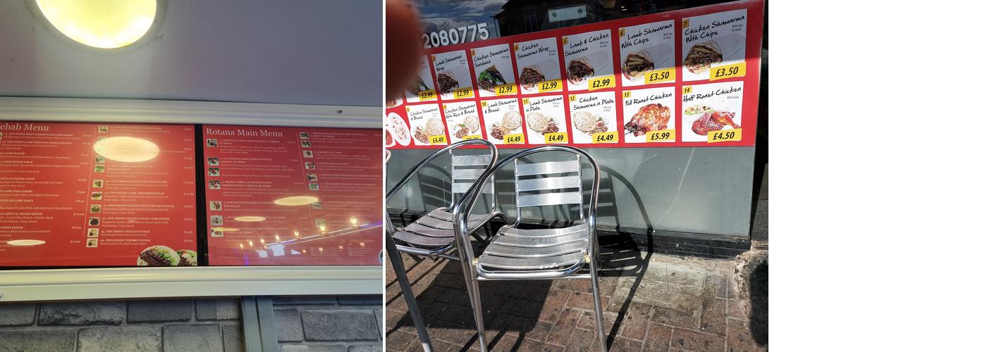 Rotana Restaurant Menu