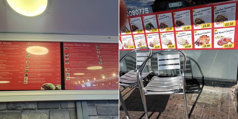 Rotana Restaurant Menu