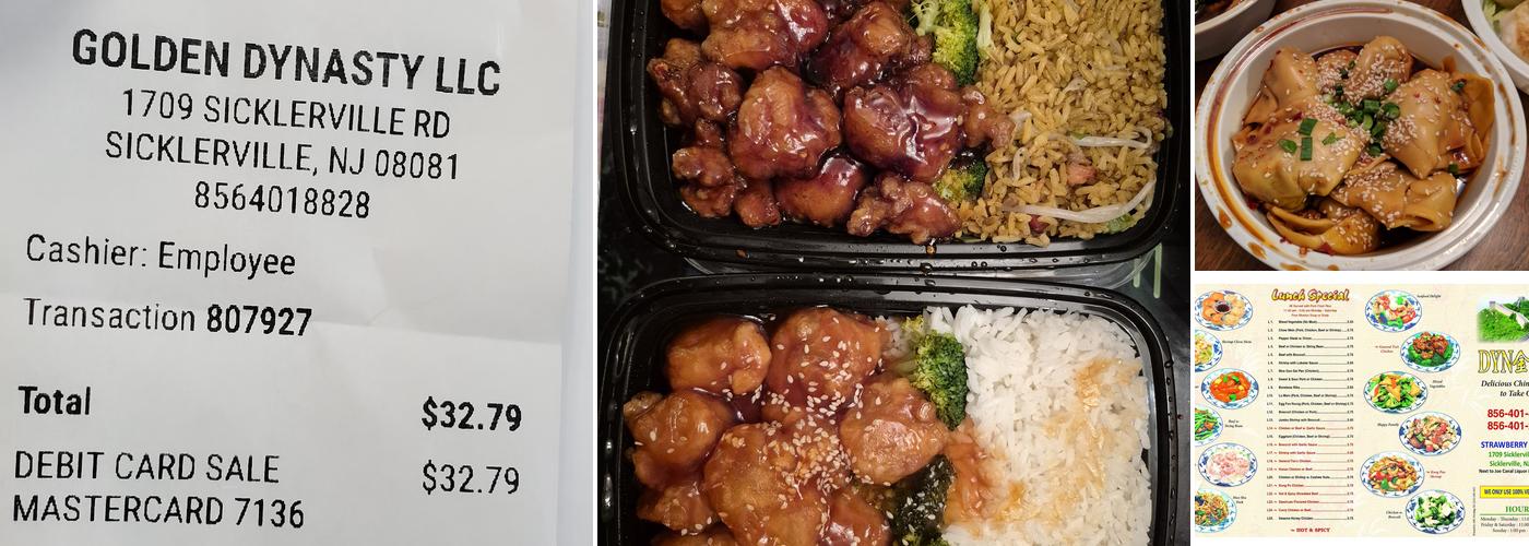 Golden Dynasty Chinese Takeout Menu