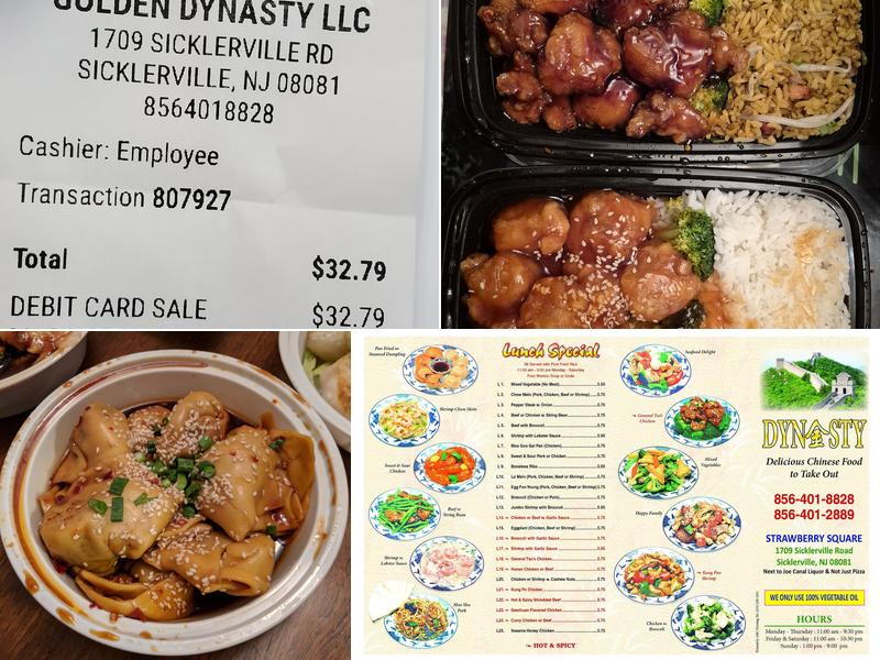 Golden Dynasty Chinese Takeout Menu