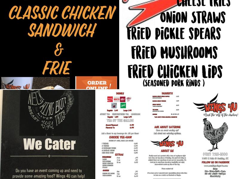 Wings 4U Menu