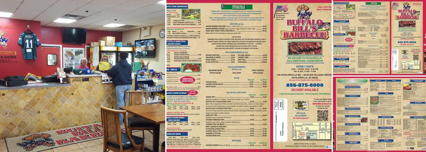 Buffalo Bills Barbecue Menu
