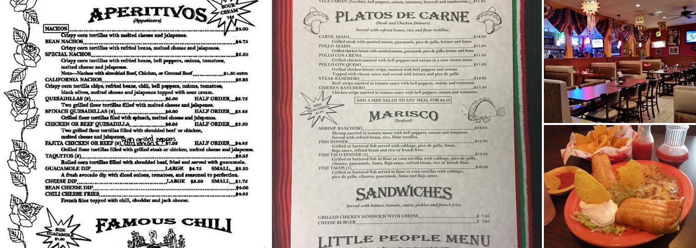 Cactus Rose Cafe Menu