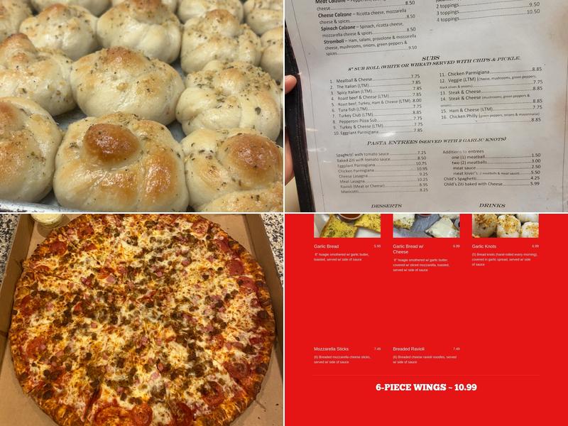 Bertolo's Pizza Menu