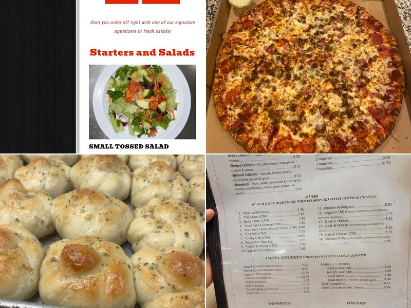 Bertolo's Pizza Menu