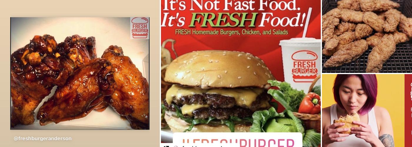 Fresh Burger Menu