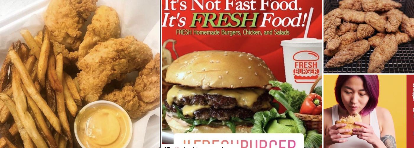 Fresh Burger Menu
