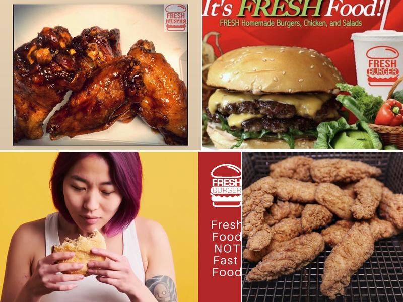 Fresh Burger Menu