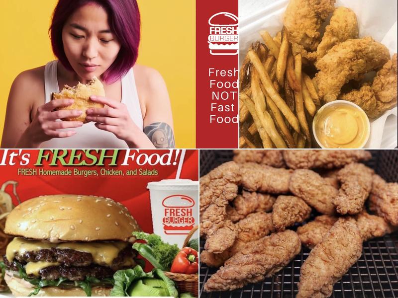 Fresh Burger Menu