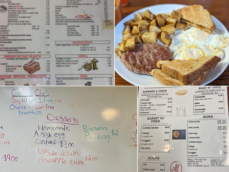 Train Station Restaurant Menu