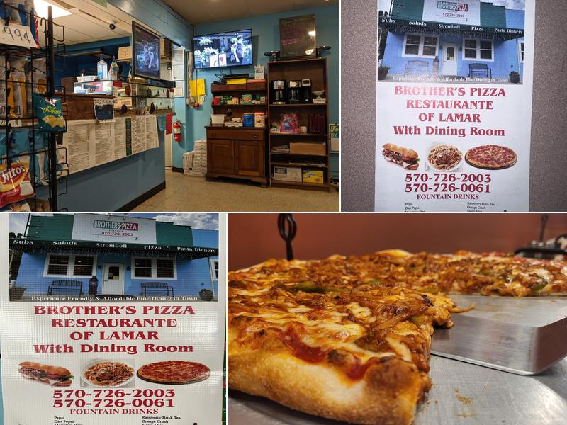 Brothers Pizza of Lamar Menu