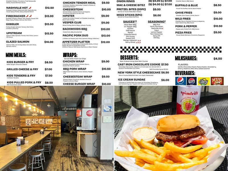 Odd Fellas Menu
