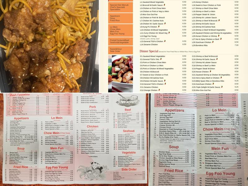 First Wok Menu