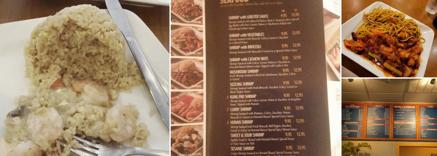 Oriental House Menu