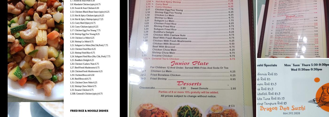 Kitchen Sync - Eastside Menu