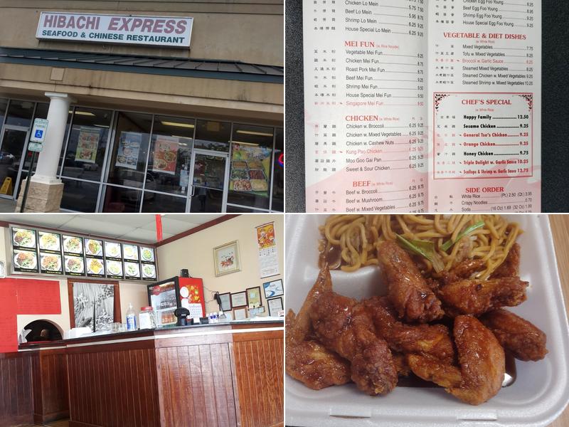 Hibachi Express Menu