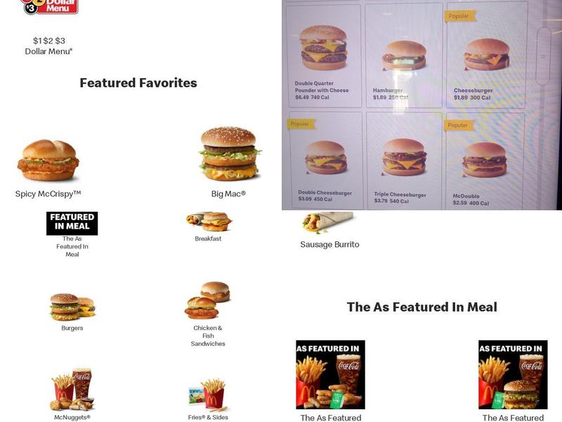 McDonald's Menu