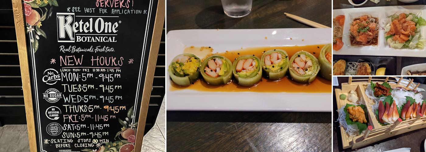 Tsunami restaurant Menu