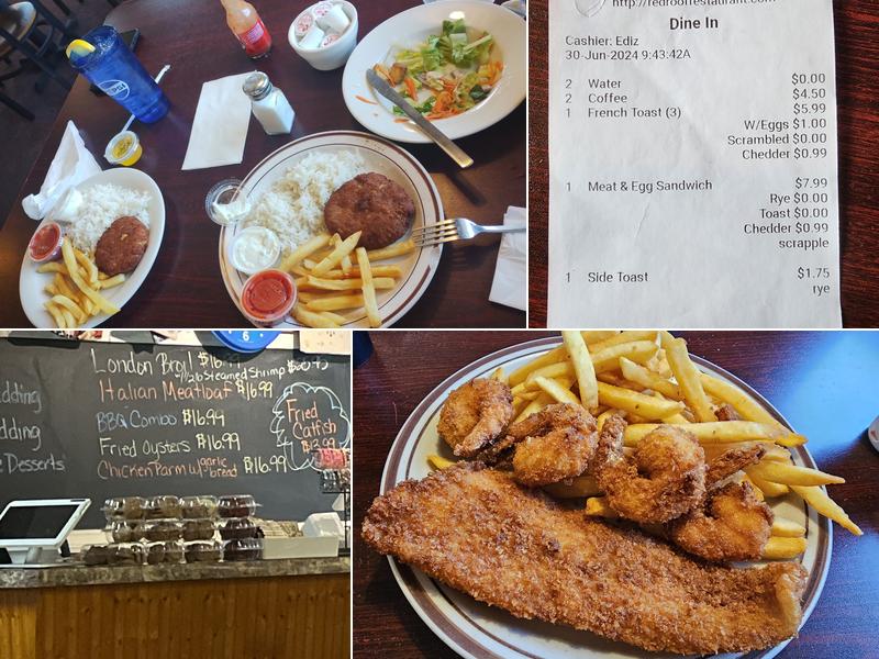 Red Roof Family Restuarant Menu