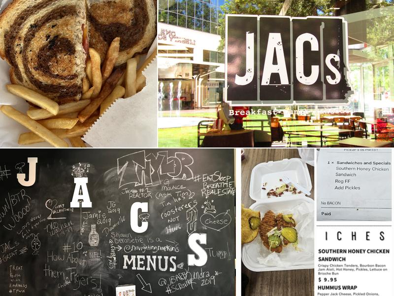 JACs Menu