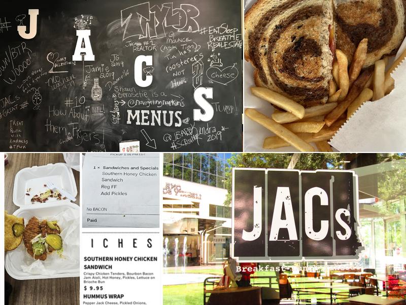 JACs Menu