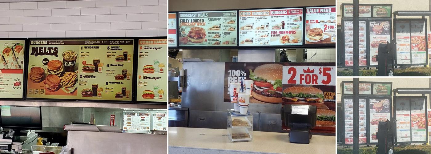 Burger King Menu