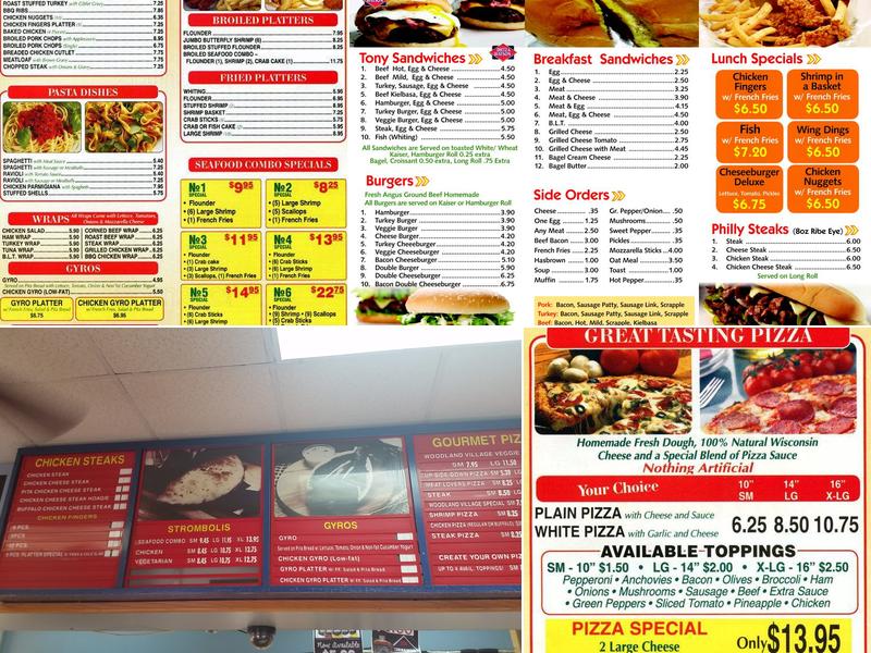 Woodland Village Breakfast Menu