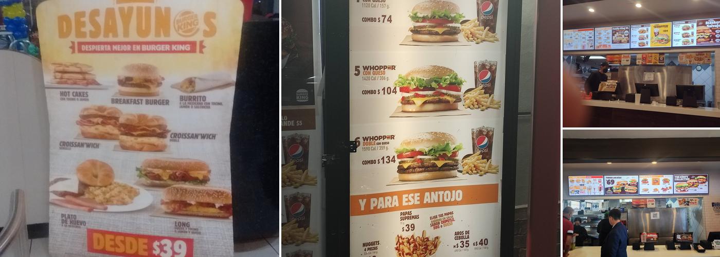 Burger King Menu