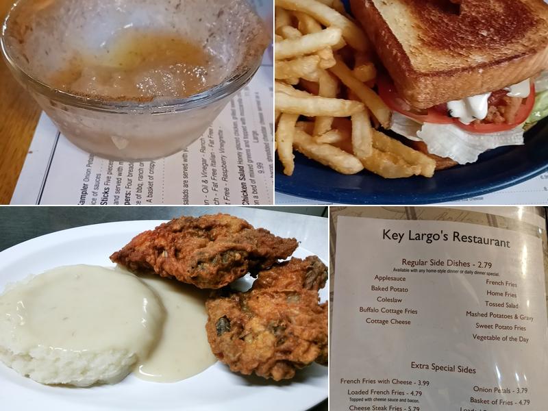 Key Largo's Menu