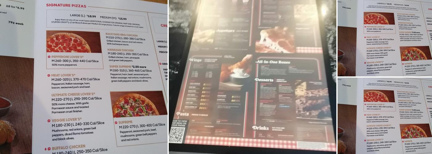 Pizza Hut Menu