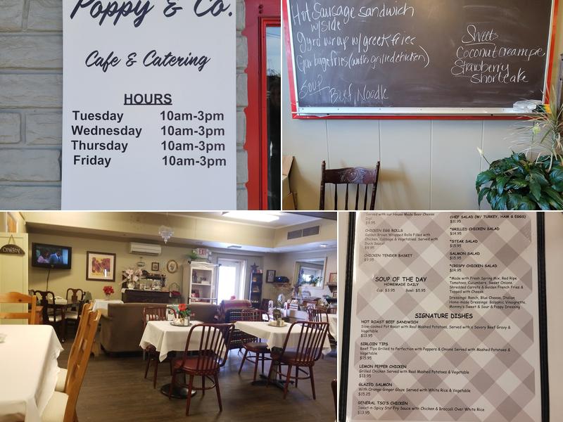 Poppy & Co Cafe Menu