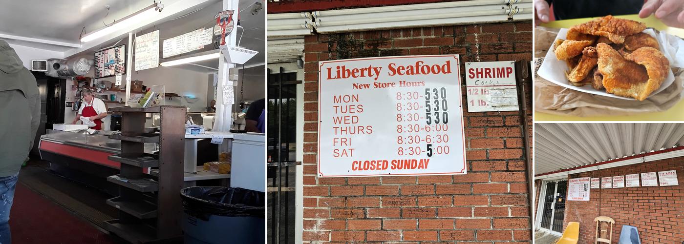 Liberty Seafood Menu