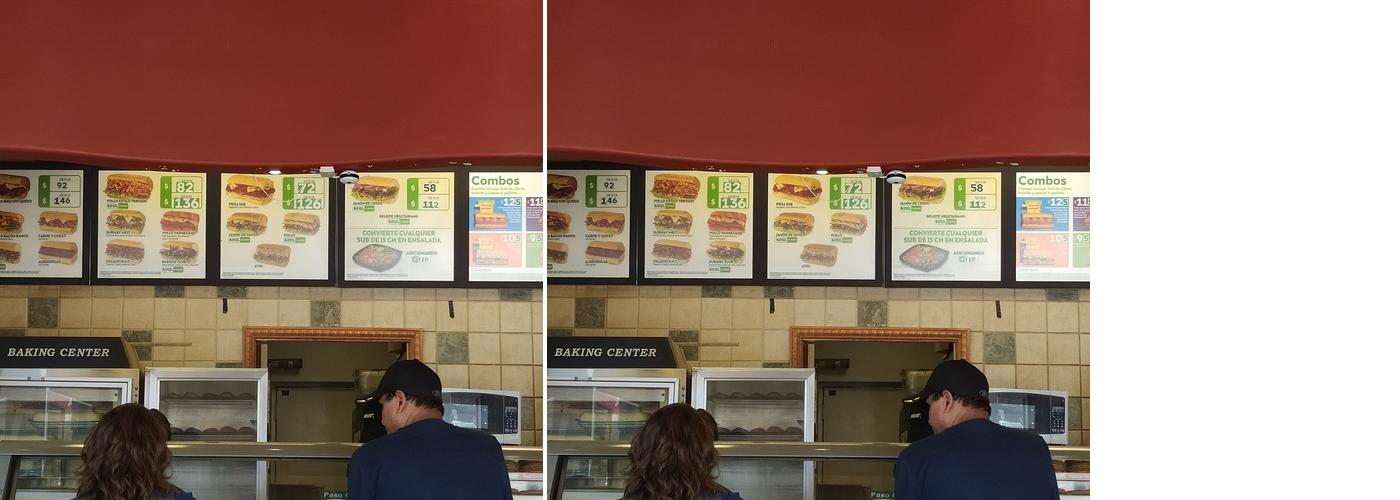 Subway Menu