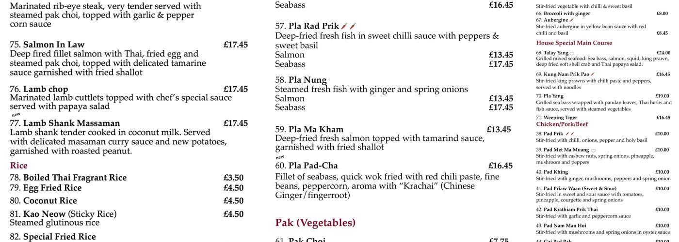 Fatboys Original By Hossien Menu