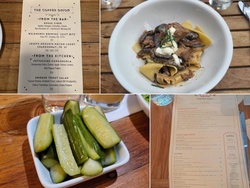 The Copper Onion Menu