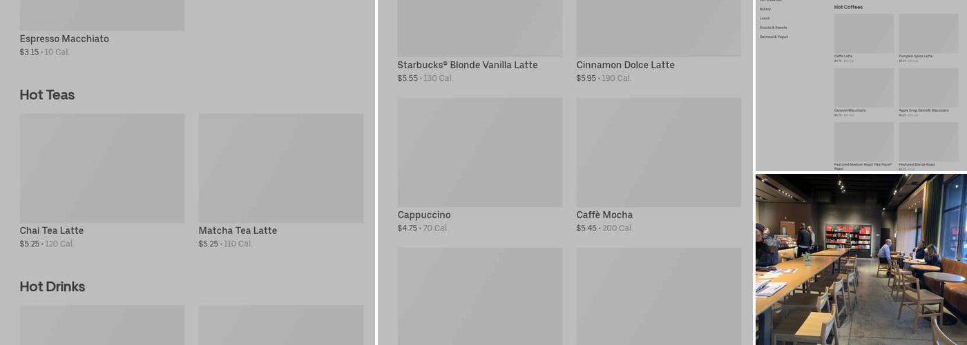 Starbucks Menu