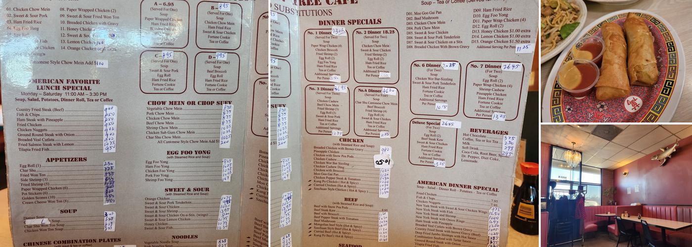 Golden Tree Cafe Menu