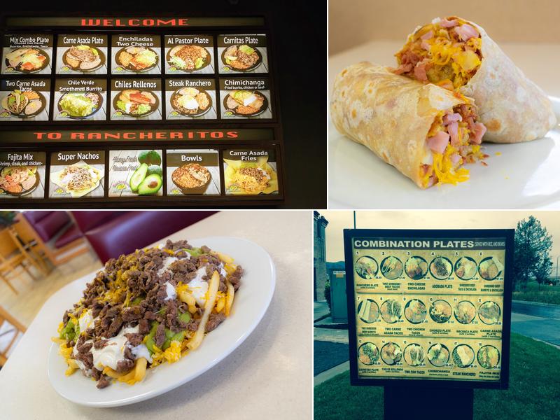 Rancherito's Mexican Food Menu