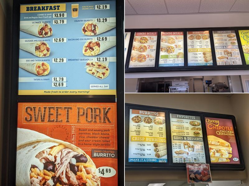 Taco Time Menu