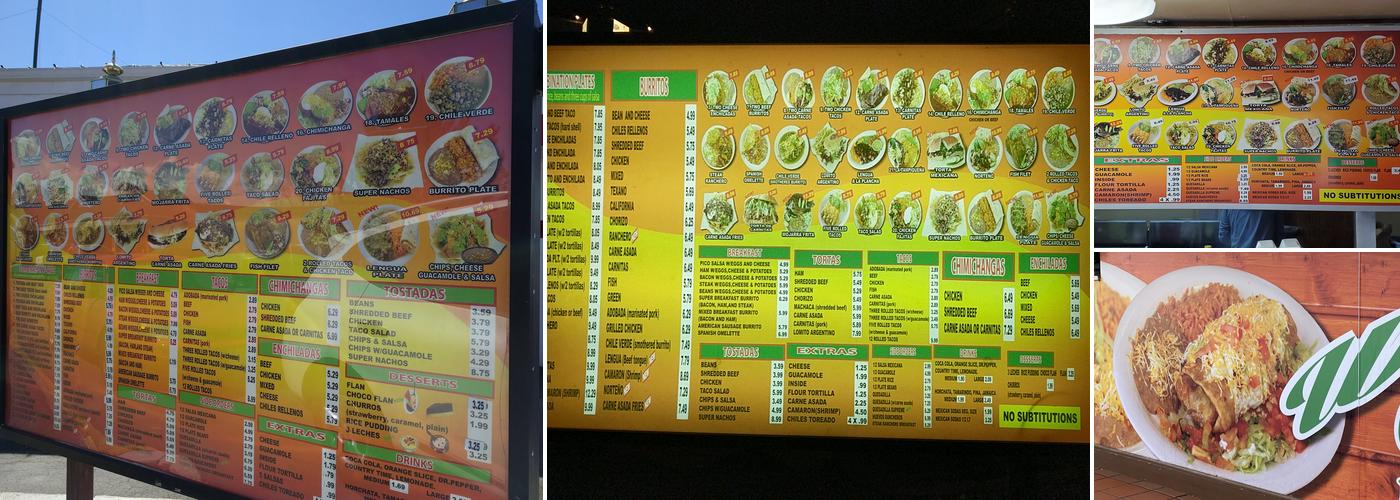 Gual Berto's Menu