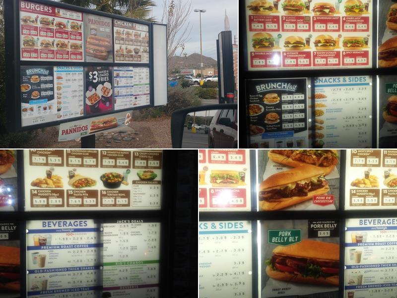 Jack In The Box Menu