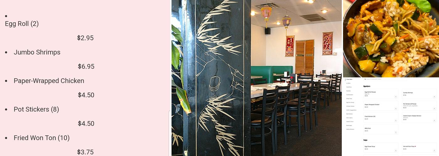 New Dragon Diner Menu