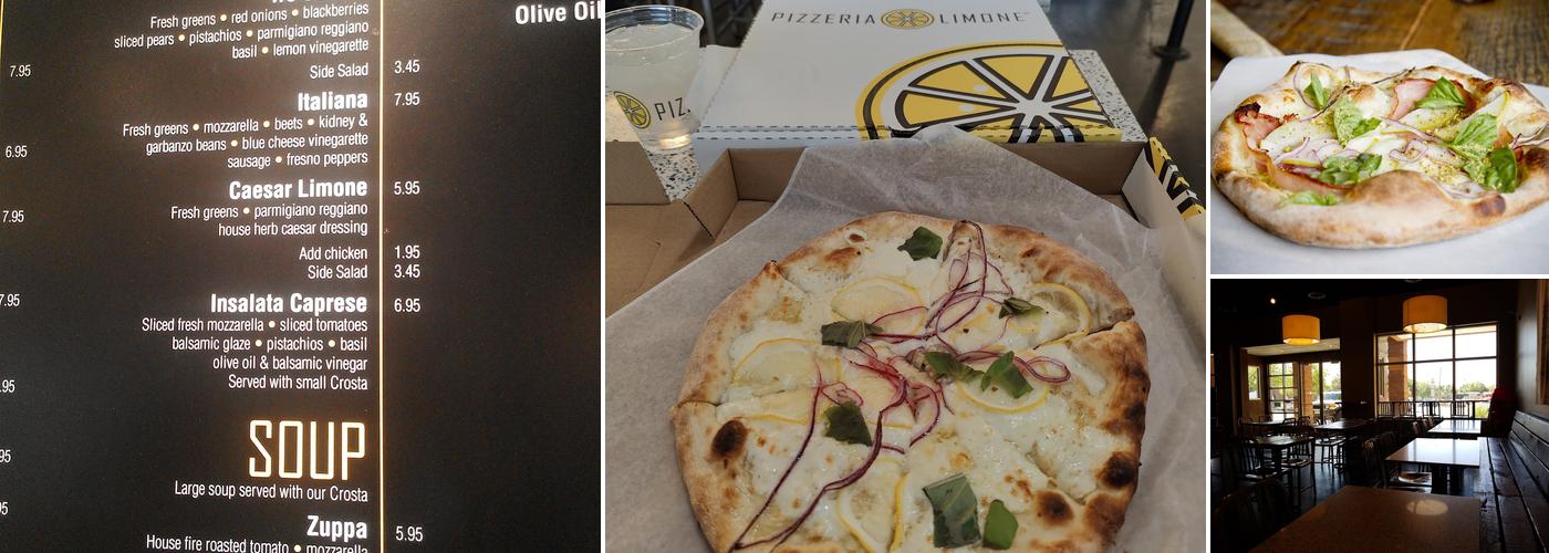 Pizzeria Limone Menu