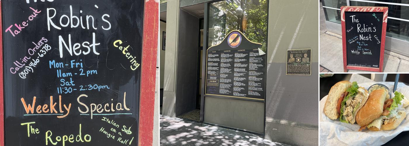 The Robin's Nest Menu