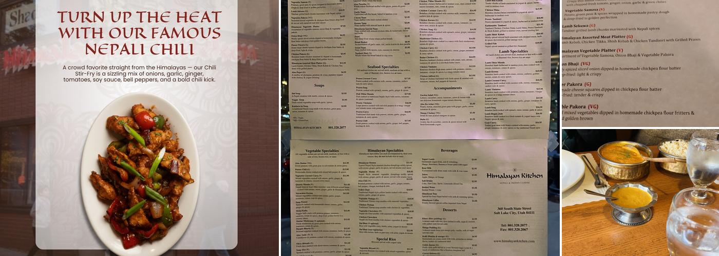 Himalayan Kitchen Menu