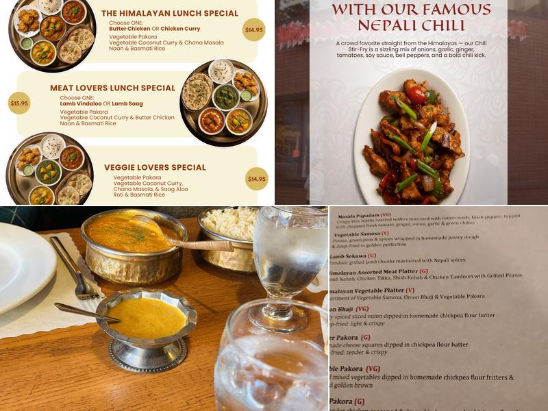 Himalayan Kitchen Menu
